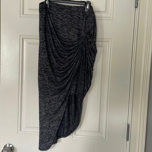 Black and grey skirt